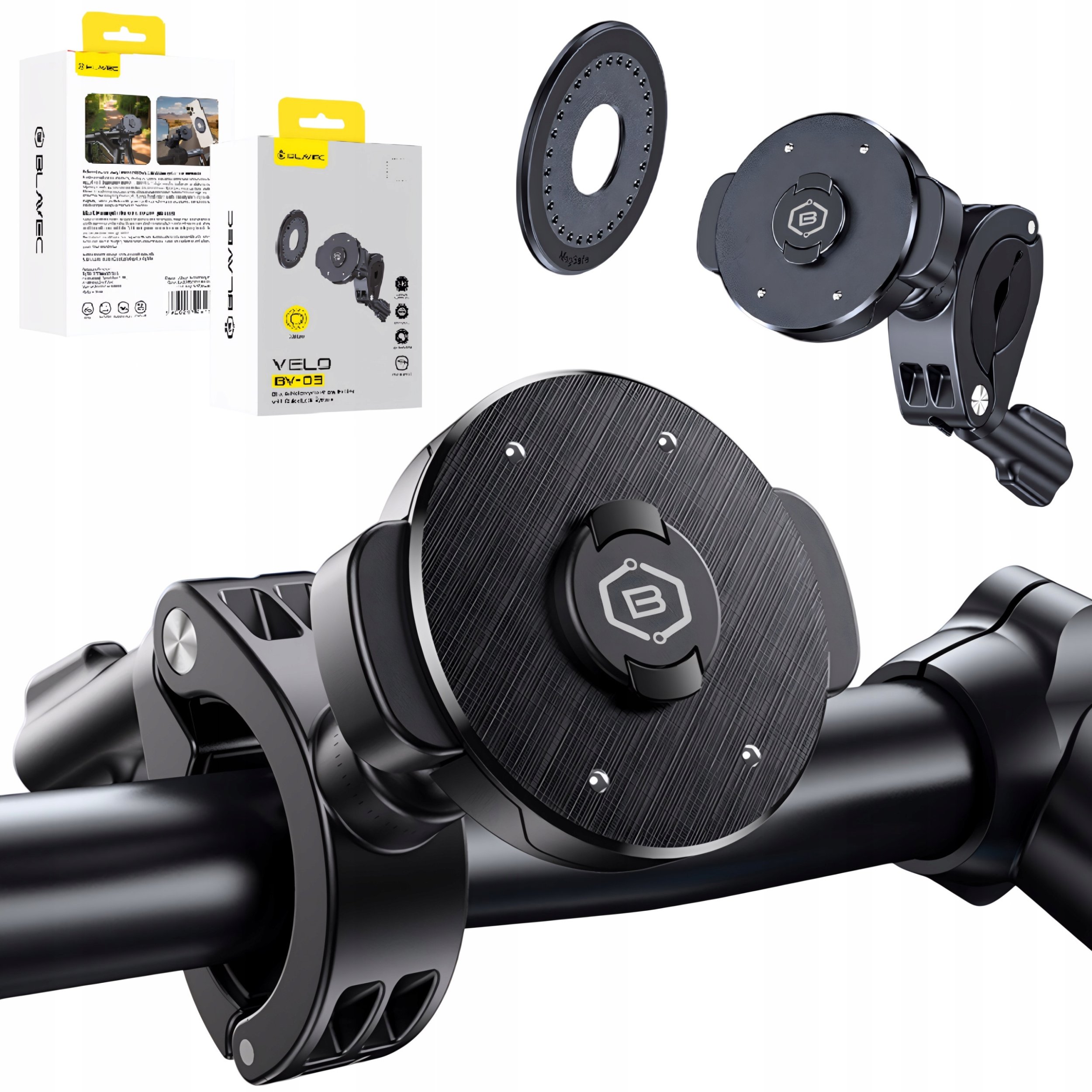 Uchwyt Na Telefon Rowerowy Magnetyczny Do Magsafe Na Kierownicę 360 Blavec