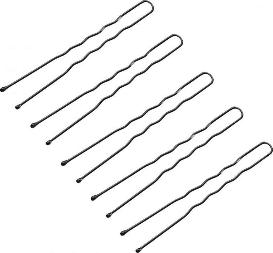 Activeshop Kokówki fryzjerskie do włosów E-65 300 szt. 6 cm czarne