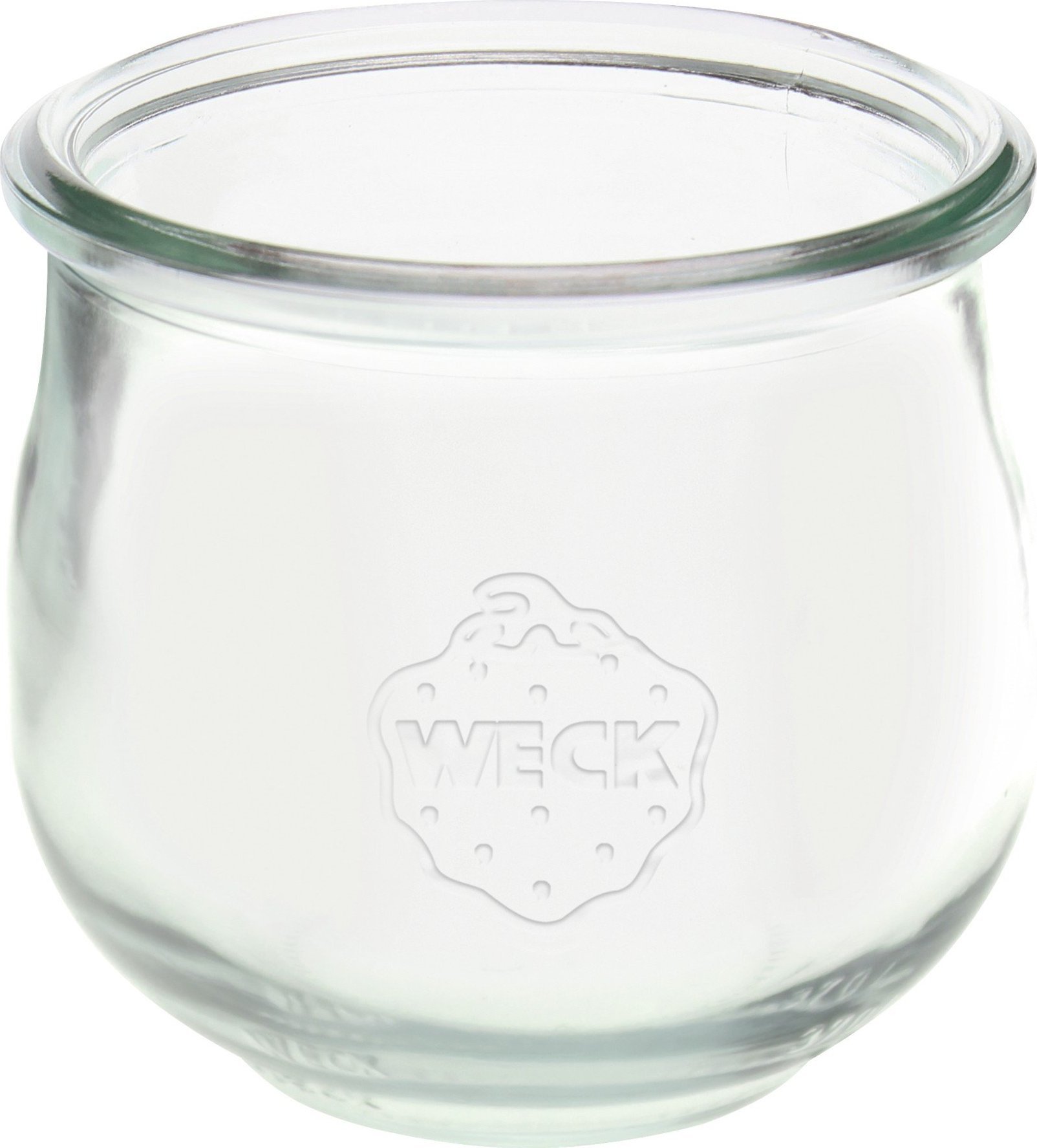 Wamar-Sosenka Zestaw Słoików WECK Pojemność 370 ml średnica 80mm 12 sztuk Bez dodatków