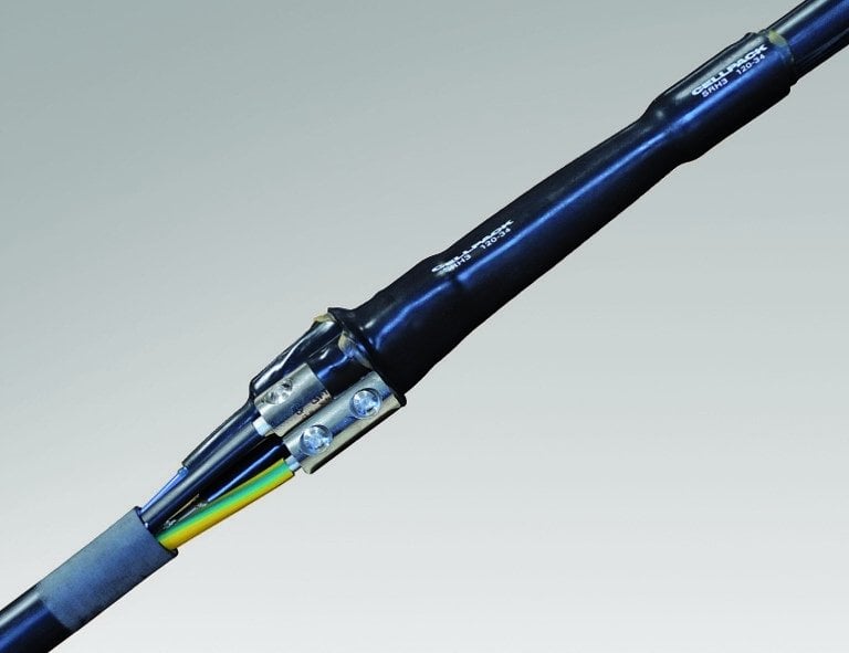 Mufa przelotowa termokurczliwa ze złączkami śrubowymi, SMHSV4 95-240, 427257