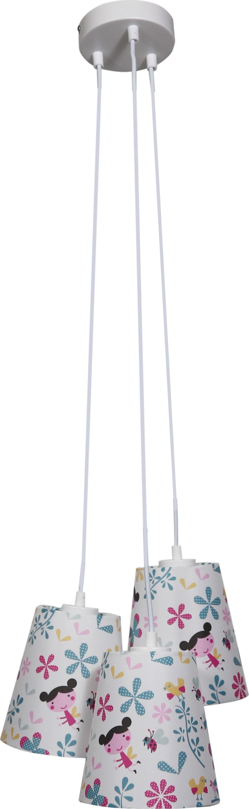 Lampa wisząca Candellux Lampa wisząca biała Candellux GIRL 33-62949