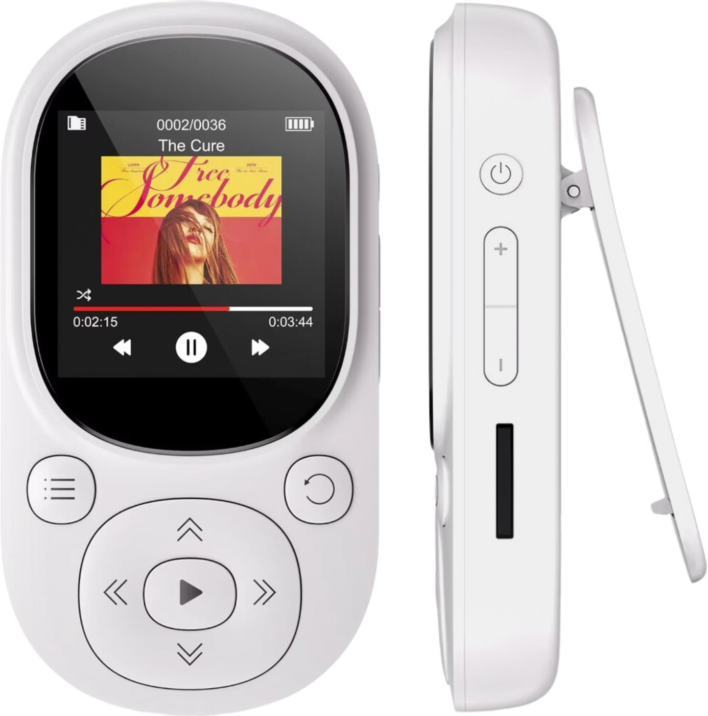 ODTWARZACZ MP3 MUZYKI BLUETOOTH RADIO FM 64GB PRZENOŚNY AUDIOBOOK SŁUCHAWKI