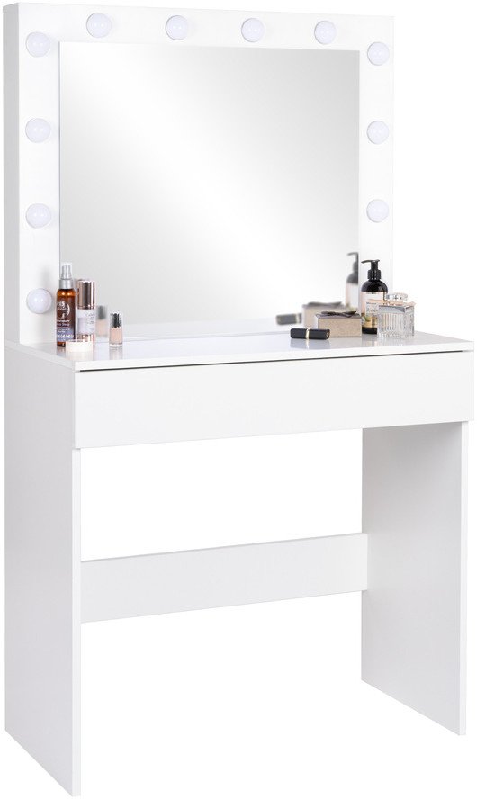 Toaletka kosmetyczna z lustrem LED