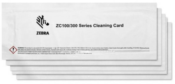 Drukarka etykiet Zebra Karty czyszczące do drukarek ZC (5 szt.) do ZC100/ZC300 (105999-311-01)