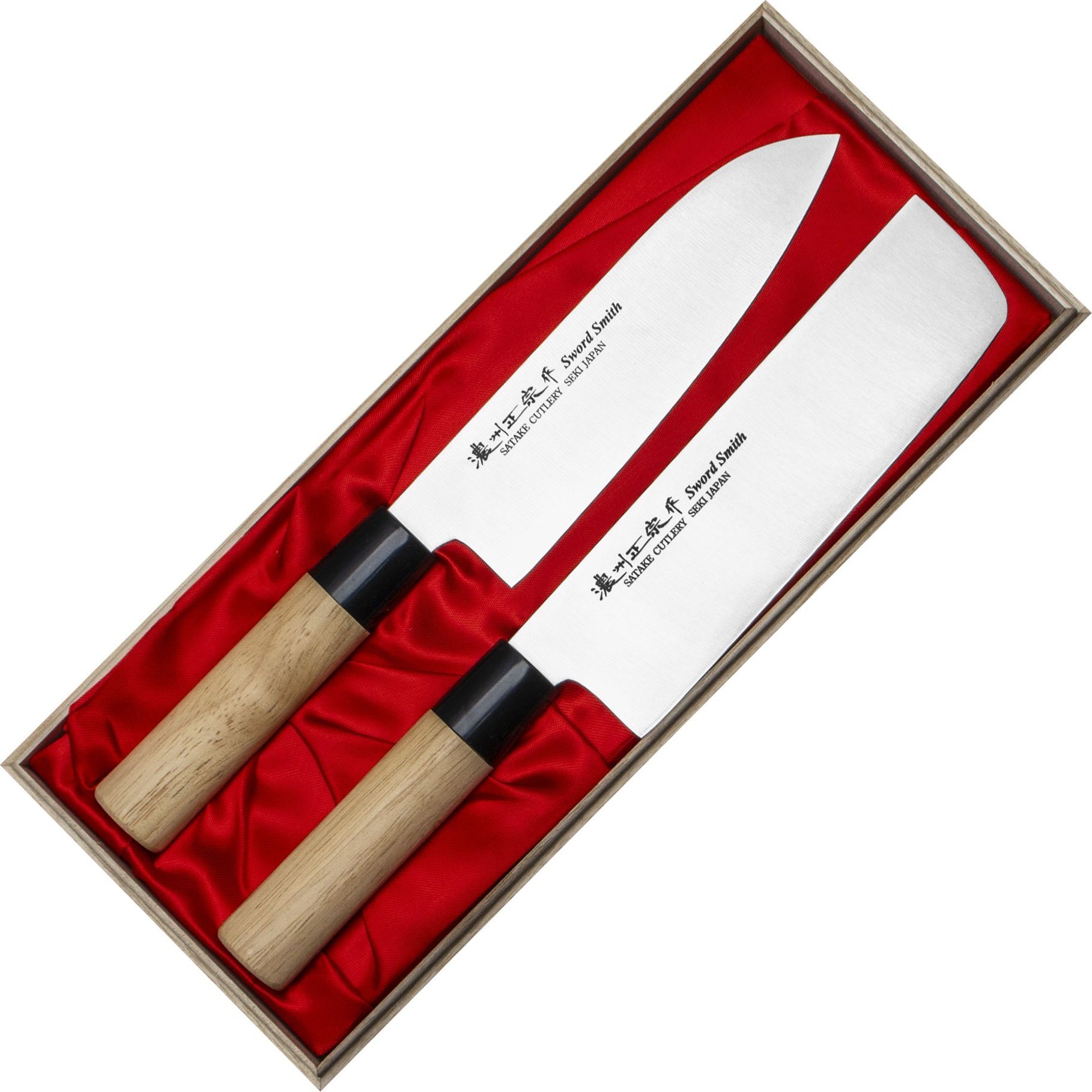 Satake Satake Cutlery Mfg Misaki Zestaw 2 noży w drewnianym pudełku