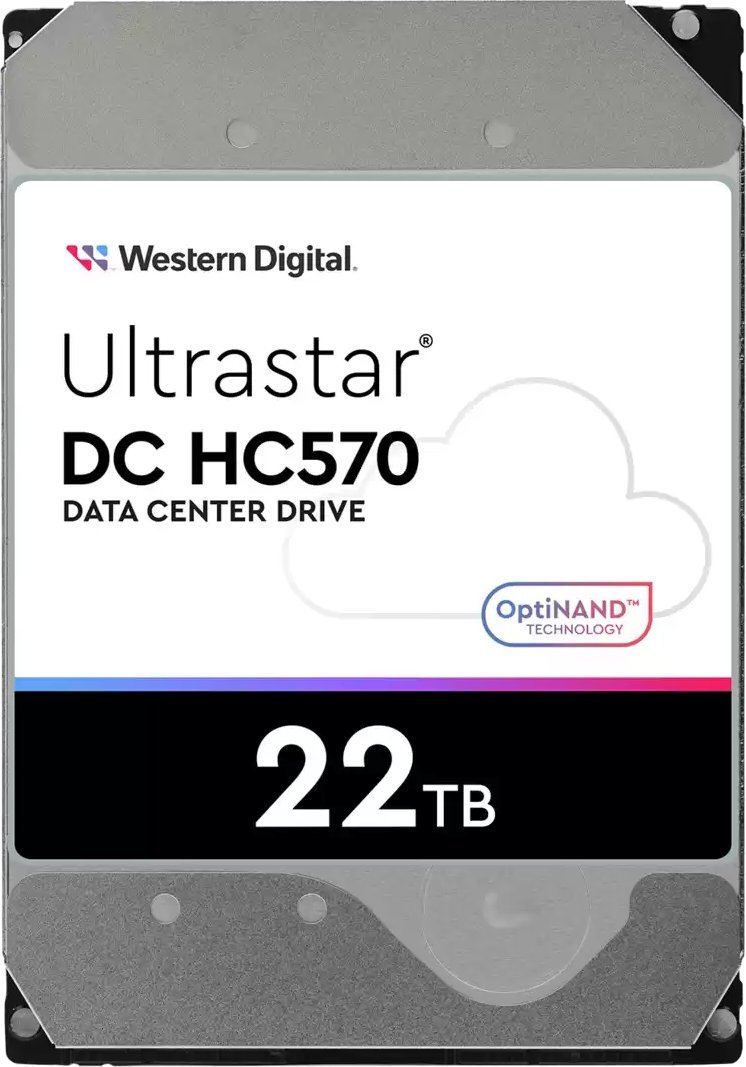 Dysk serwerowy WD Ultrastar DC HC570 22TB 3.5'' SATA III (6 Gb/s) (0F48155)