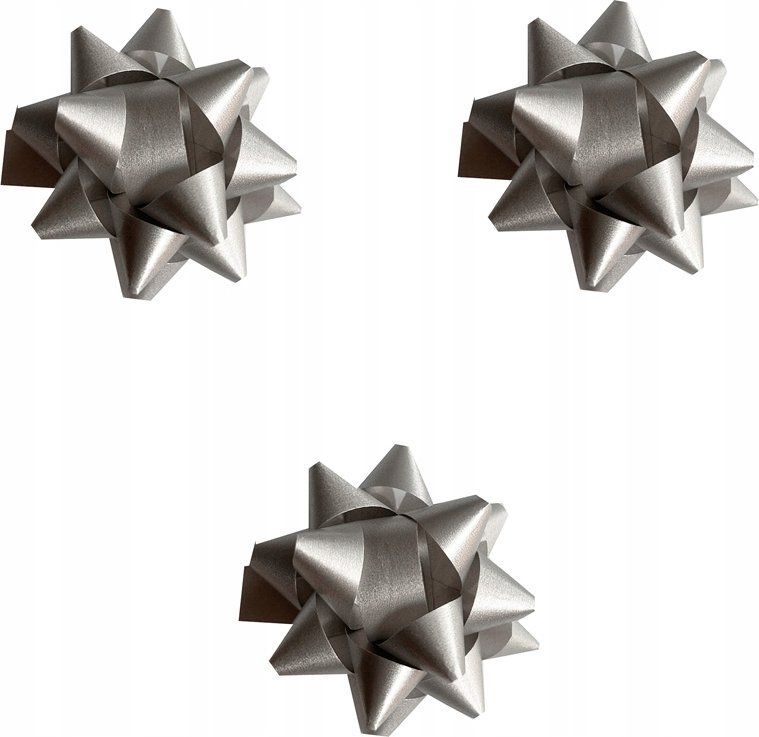 Rozetka KOKARDA do prezentów 3szt. 5,5cm 39MM