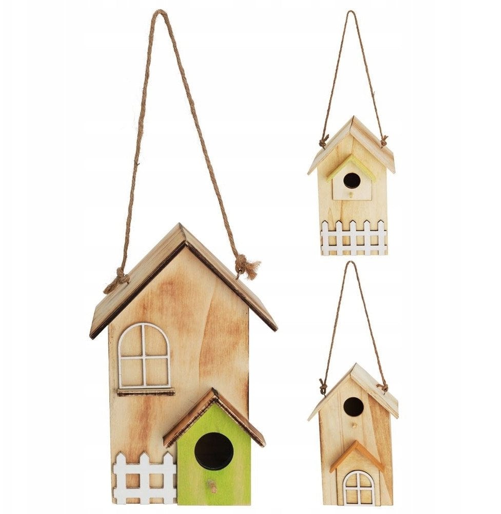 Budka lęgowa dla ptaków drewniana 21 cm