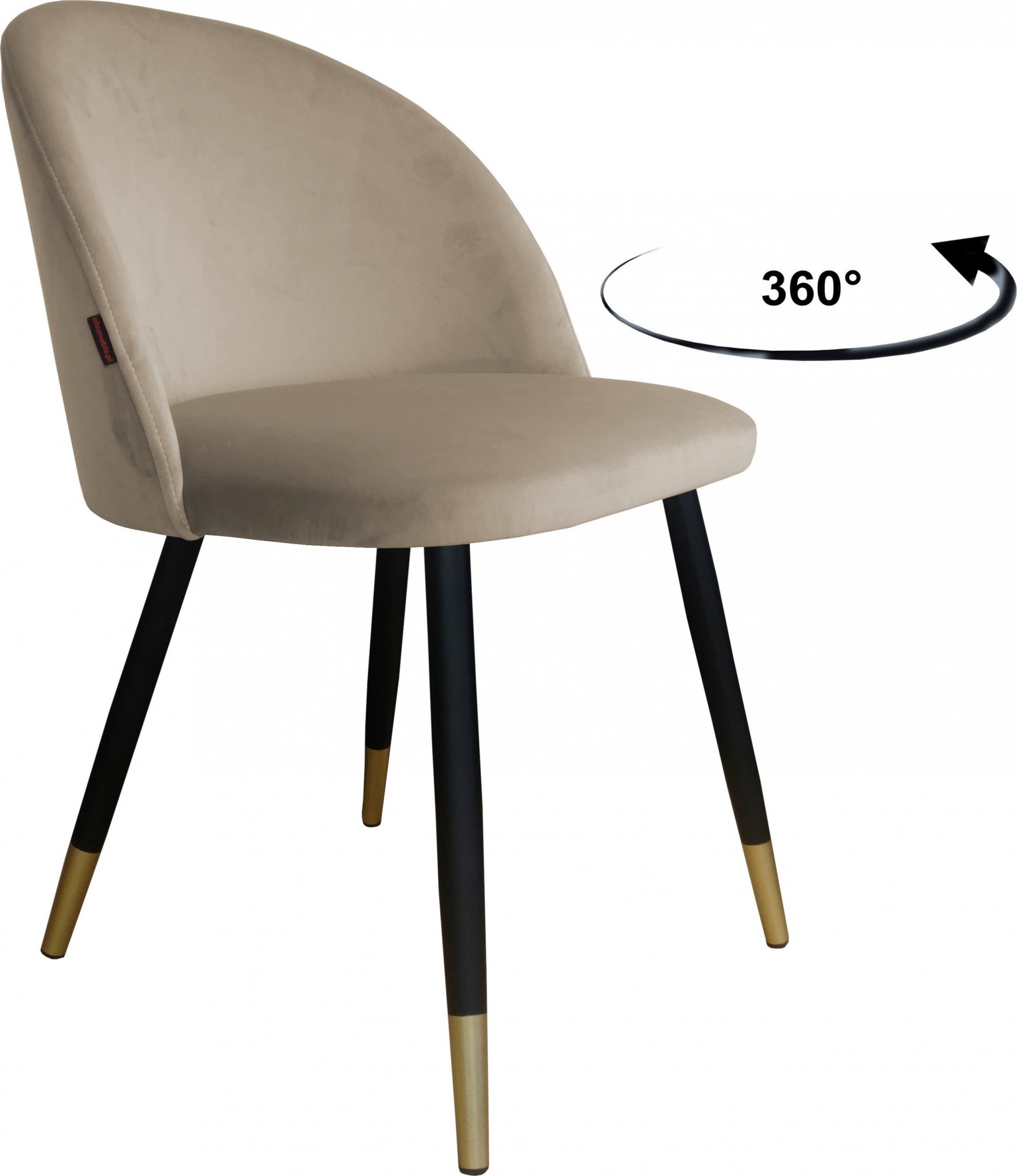 Atos Krzesło obrotowe Colin podstawa czarno-złota MG09