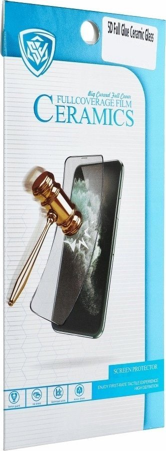 5D Full Glue Ceramic Glass - do Xiaomi 12 / 12X czarny