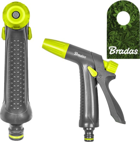 Bradas Regulowany pistolet ogrodowy prosty LIME LINE HANDY LE-5103 BRADAS 2112