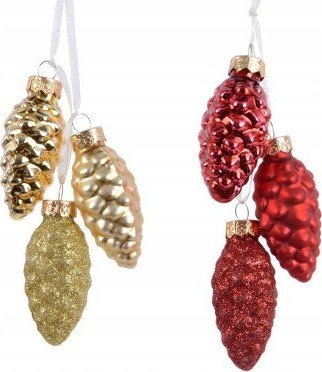 Kaemingk Zawieszka na choinkę szyszki dekoracyjne 3 szt.