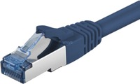 Goobay CAT 6a Patchcord S/FTP Niebieski 0.5M (93656)