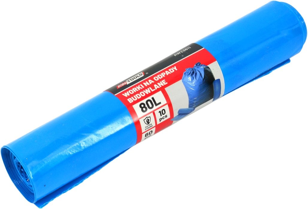 AWTOOLS WORKI NA ODPADY BUDOWLANE 80l 60µ 10szt