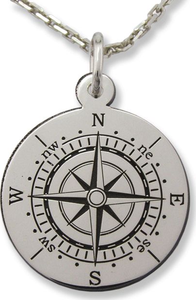 WĘC - Twój Jubiler Wisiorek srebrny Kompas- 1
