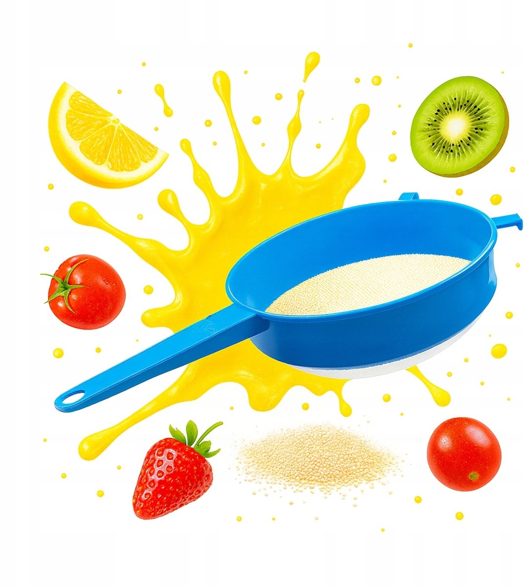 SITKO PLASTIKOWE GĘSTE FI 200 DO NALEWEK WINA PRZETWORÓW SOKÓW I SYROPÓW