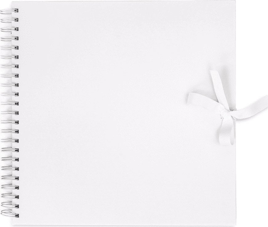 Dalprint ALBUM DO ZDOBIENIA 20,5 CM X 20,5 CM - BIAŁY (40 KARTEK)