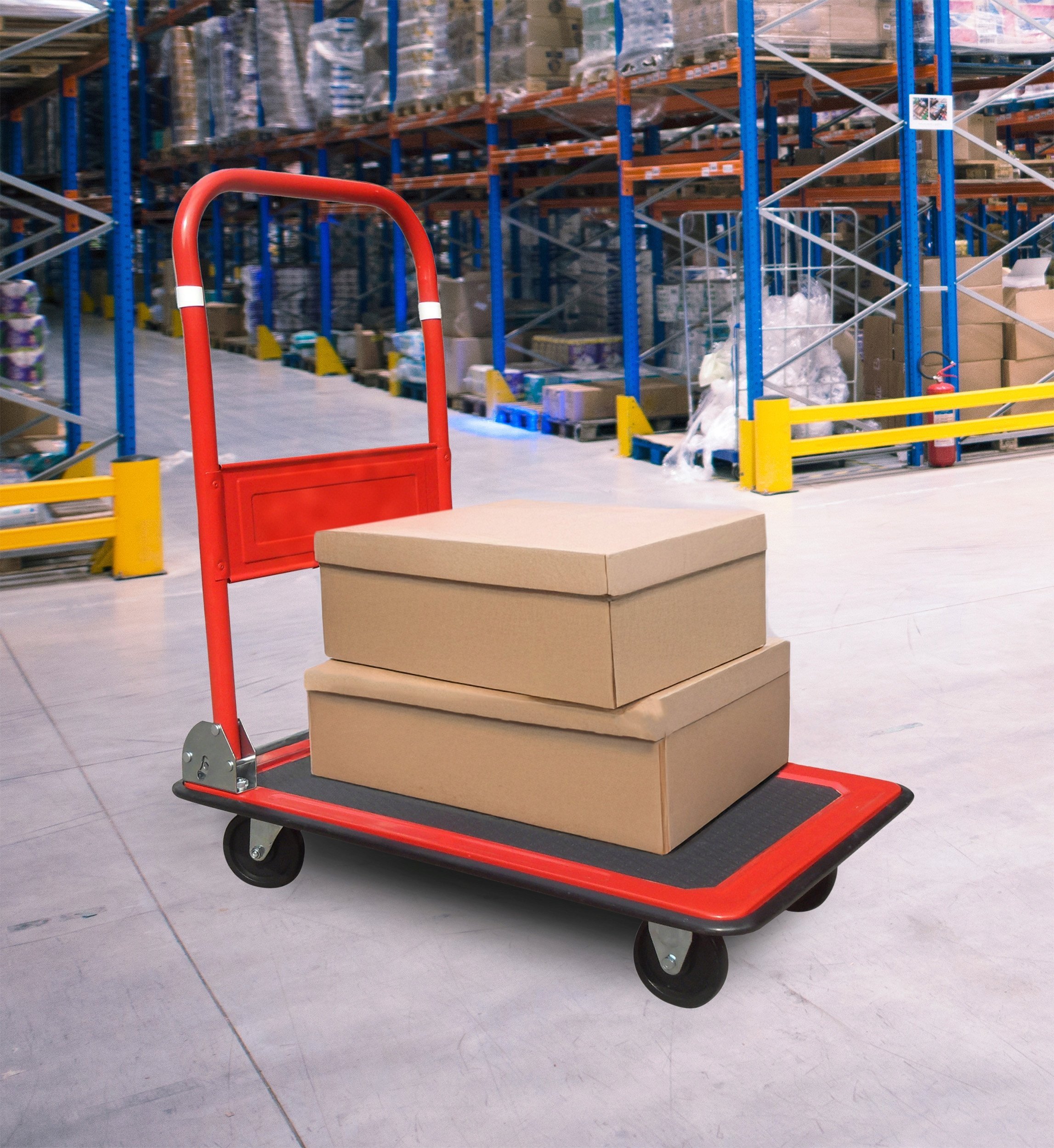 O5F WÓZEK TRANSPORTOWY MAGAZYNOWY PLATFORMA 150KG