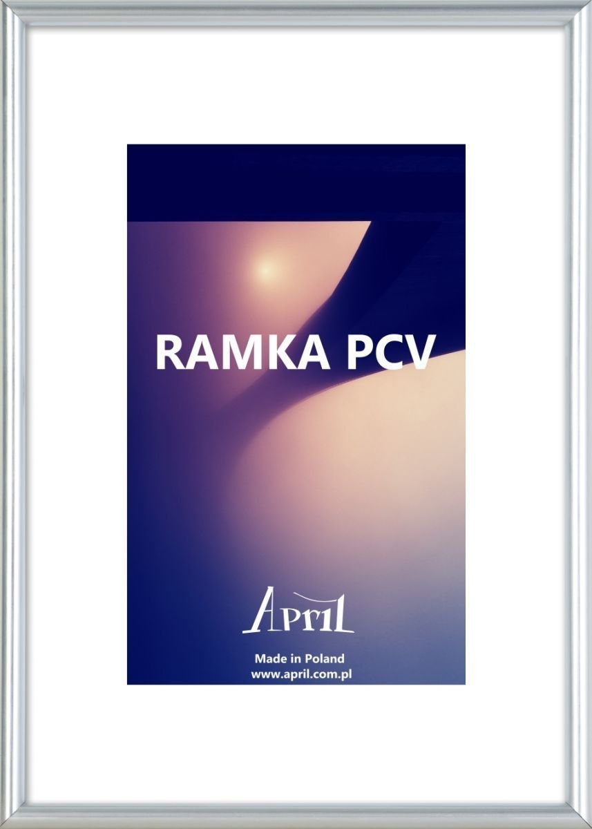 Ramka FPU APRIL Ramka 20x25 PCV srebrna, półbłysk (RA19)
