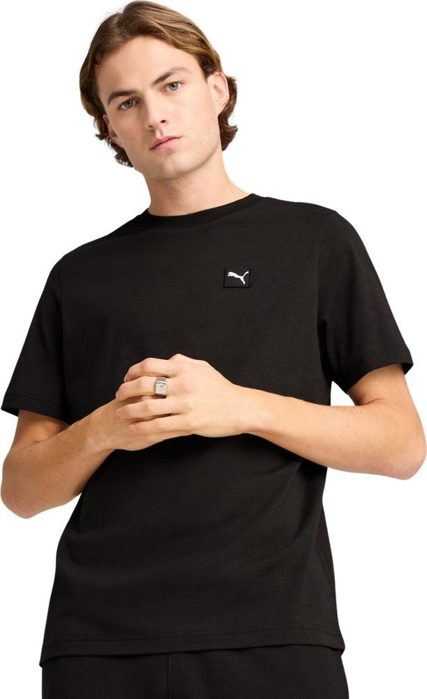 Koszulka męska Puma Ess Elevated Tee czarna 684726 01 XL