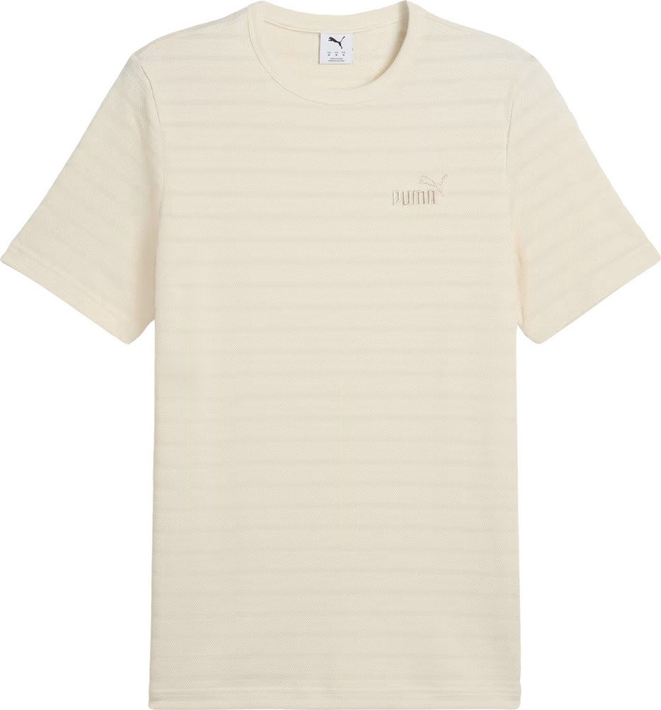 Koszulka męska Puma Ess Elevated Structured Tee beżowa 684722 99 M