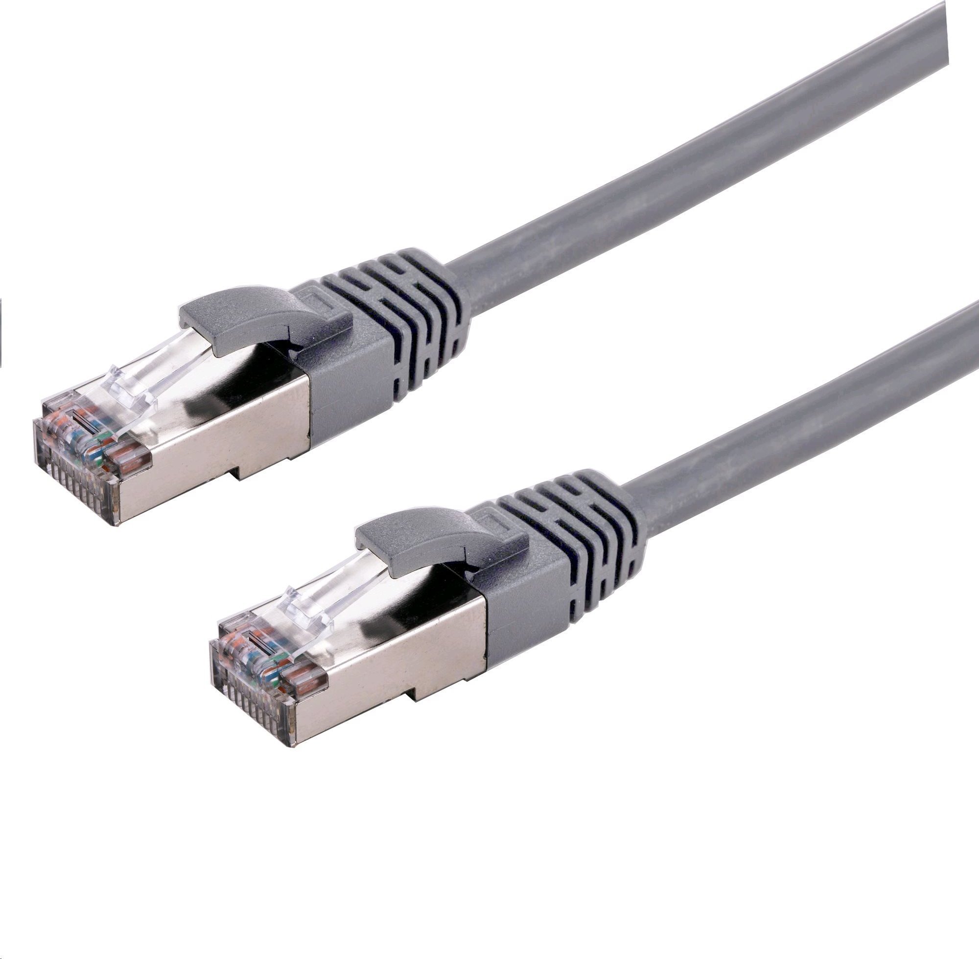 C-Tech kabel patchcord Cat6a S/FTP szary 3m