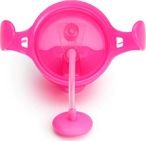 Munchkin Kubek ze słomką 207ml różowy