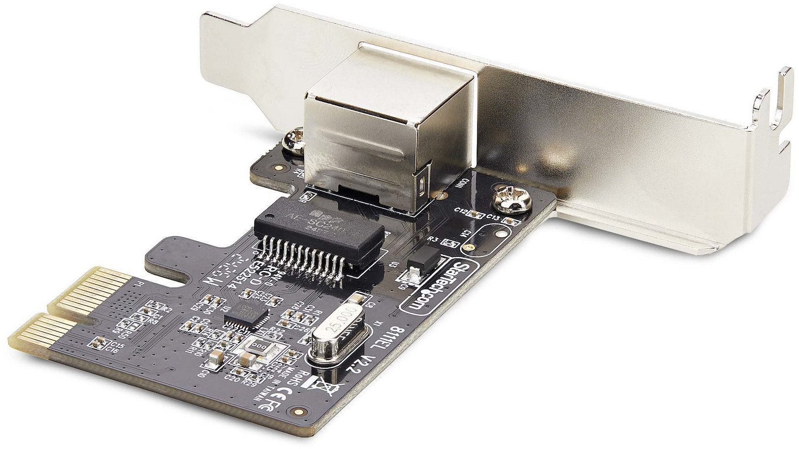 StarTech.com 1-Port Gigabit PCIe Network Adapter Card, TAA Compliant - Netzwerkadapter - PCIe Low-Profile - Gigabit Ethernet x 1 - Schwarz - TAA-konfo