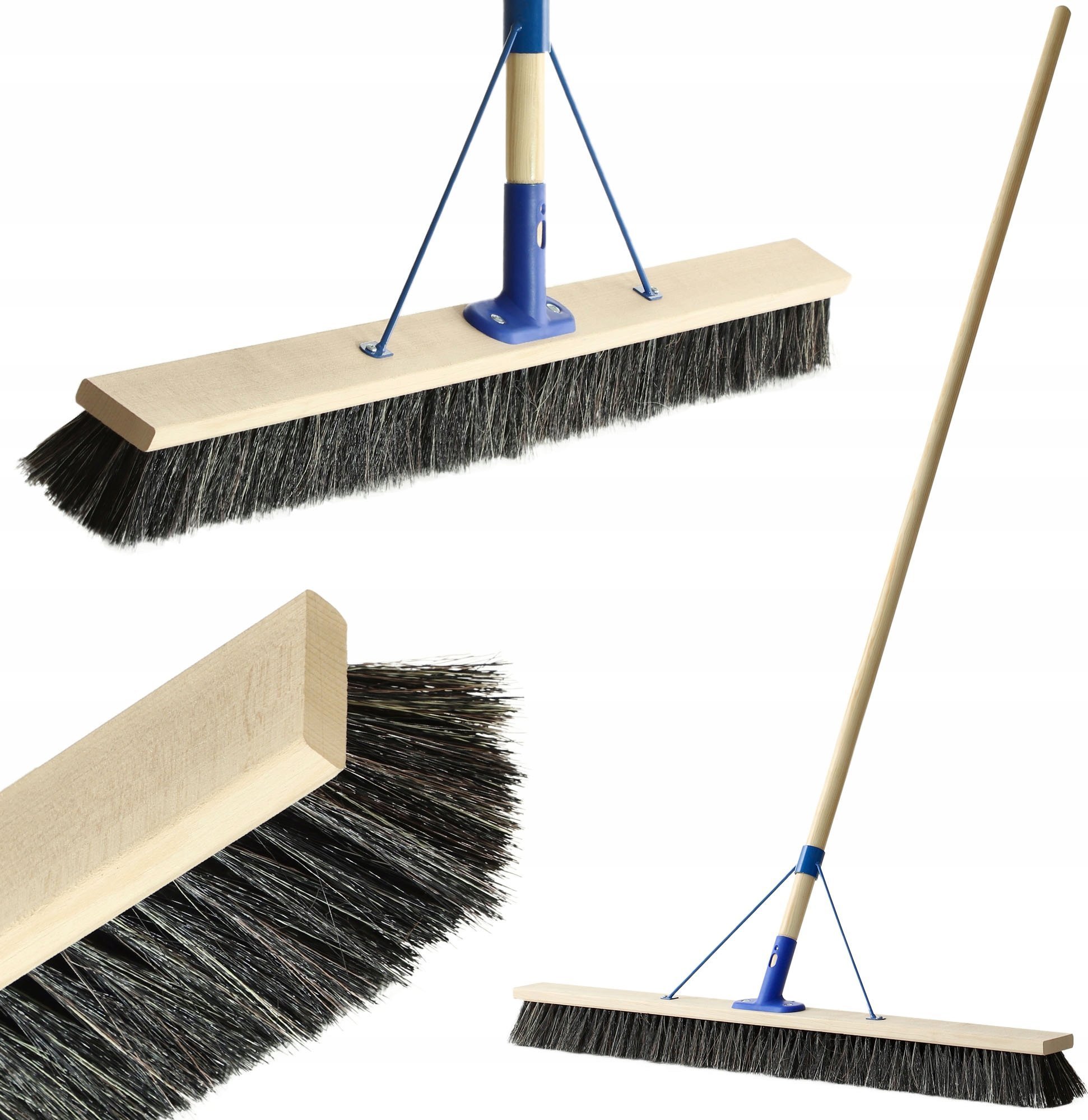 Kadax KADAX Szczotka Do Zamiatania Miotła Zamiatacz Ulicówka 100 cm Wzmocniona