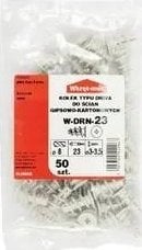 PGB KOŁEK NYLONOWY W-DRN-23 DO MOCOWANIA W PŁYTACH KARTONOWO-GIPSOWYCH TYPU DRIVA 50szt. WOREK