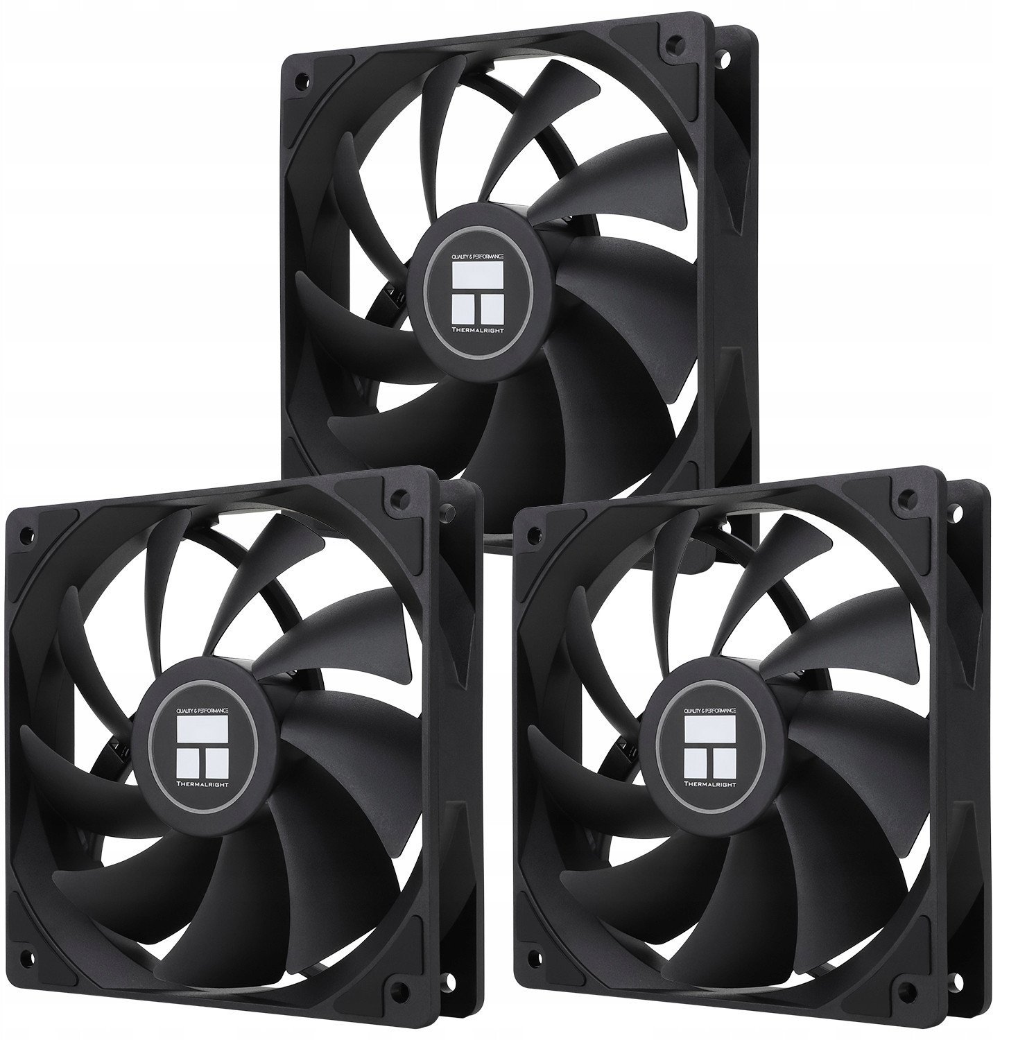 Thermalright TL-C12C X3 PWM Juodas 3vnt. (120mm) (Juodi) Ventiliatoriai