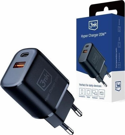 Ładowarka 3MK Hyper Charger 20W Black