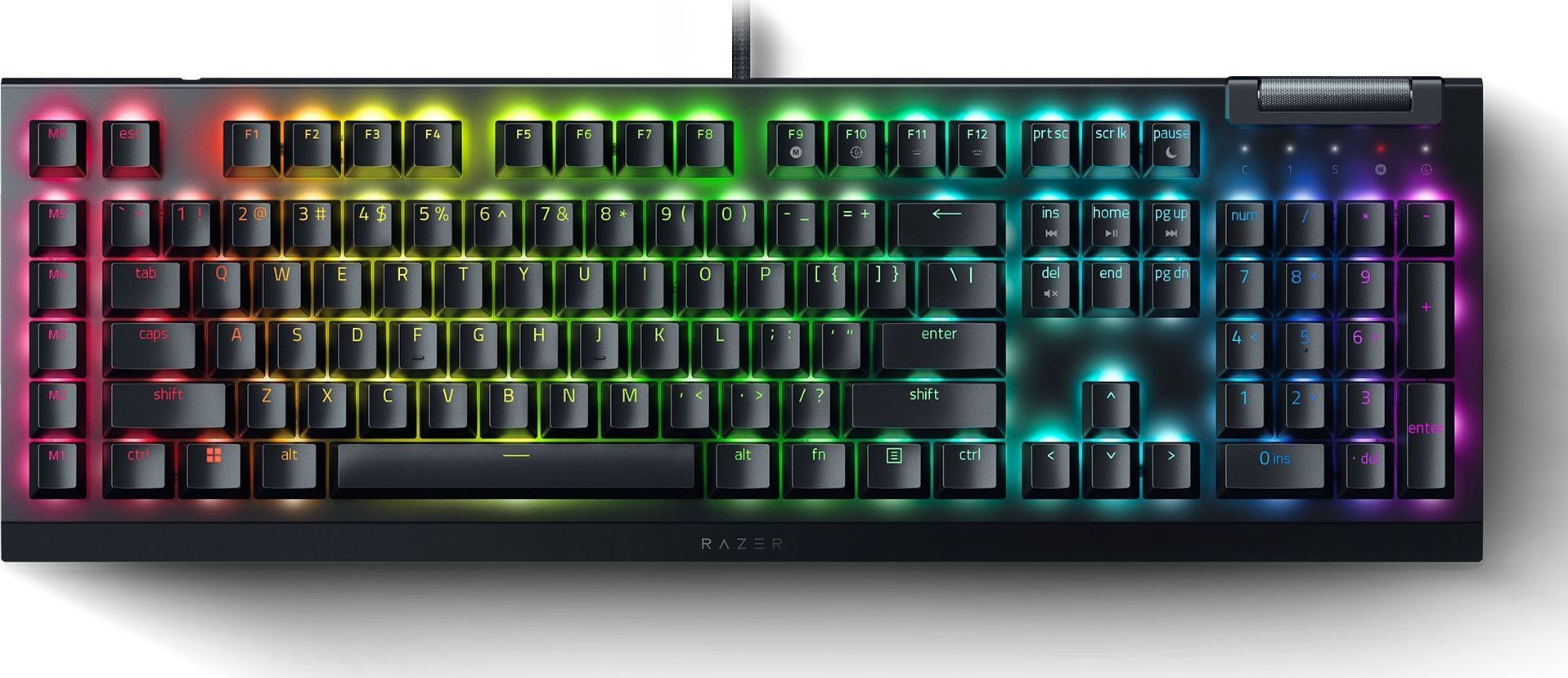 Klawiatura Razer BlackWidow V4 Green (RZ03-04690100-R3M1)