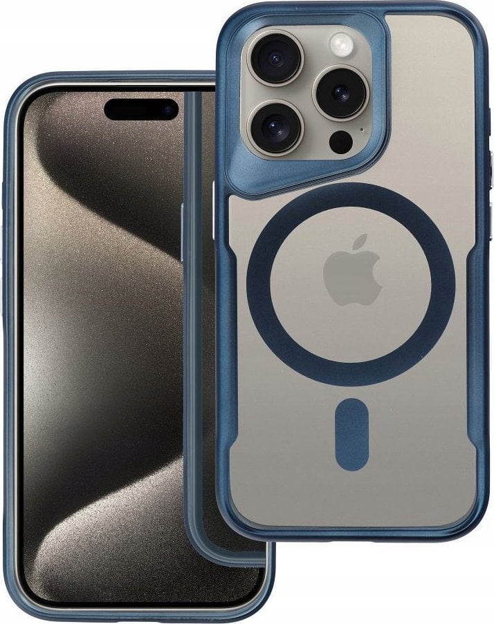 OEM Futerał ERGOFIT NEWZONE kompatybilny z MagSafe do IPHONE 15 PRO MAX niebieski