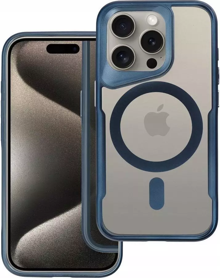 OEM Futerał ERGOFIT NEWZONE kompatybilny z MagSafe do IPHONE 15 PRO MAX niebieski