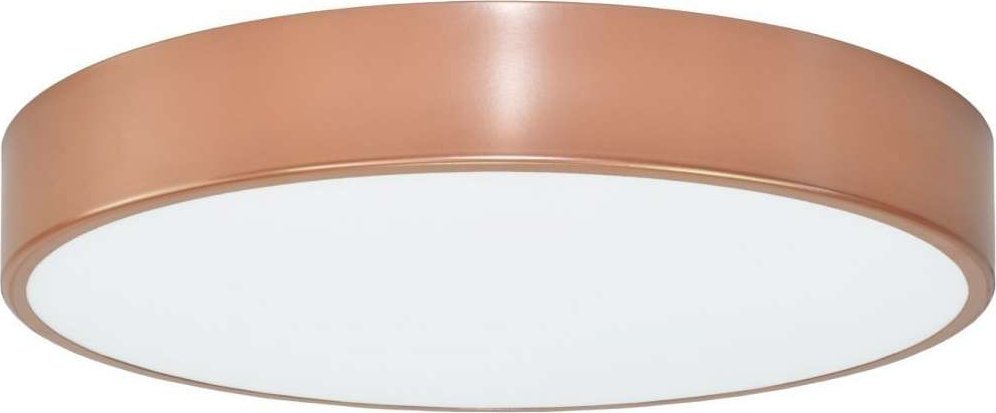 Lampa sufitowa TEAM Sufitowa LAMPA natynkowa 137623692207 TEAM okrągła OPRAWA plafon metalowy różowe złoto