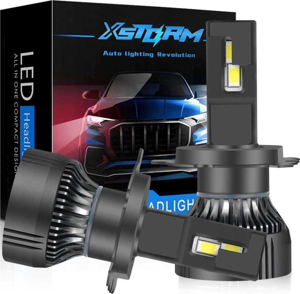 SKLEPLEDY ŻARÓWKI LED H4 XSTORM 120W 26000LM MOCNE CANBUS