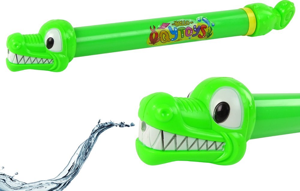 Pistolet Na Wodę Krokodyl 45 cm Zielony Ogród