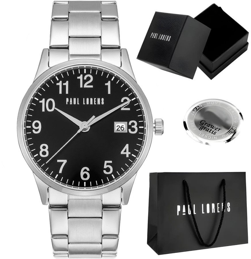 Zegarek męski Paul Lorens PABLO-1C1 Z GRAWEREM