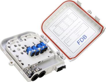 Alantec Szczelny panel abonencki IP65 (8 x SC simplex) z zamkiem na kluczyk 8 włókien (FOPA-8A-01)