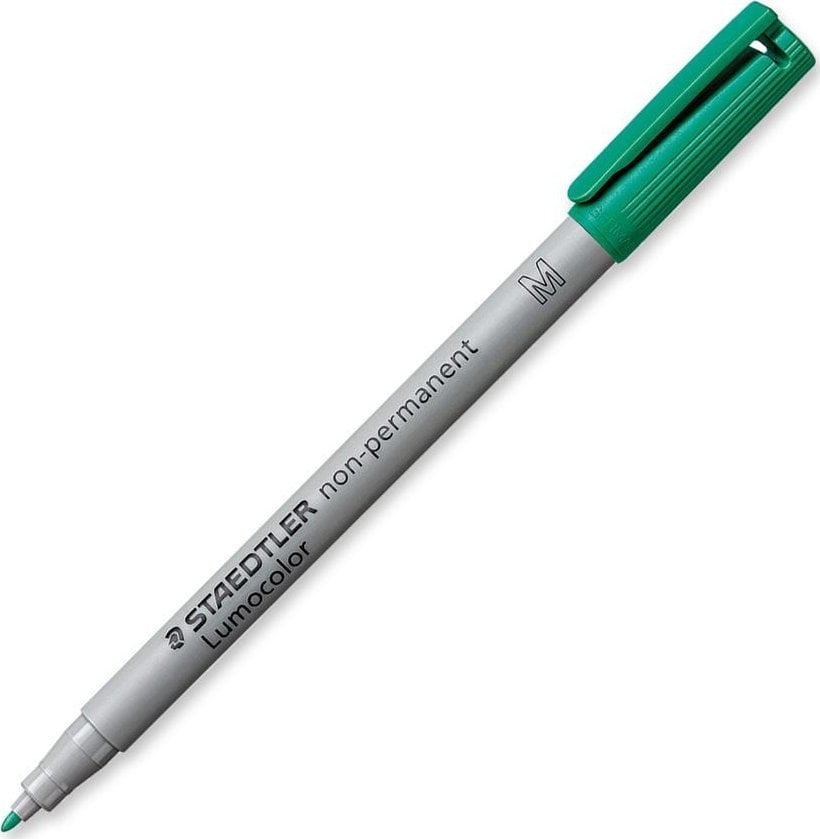 Staedtler STAEDTLER Folienstift Lumocolor non-perm M grün 10 Stück