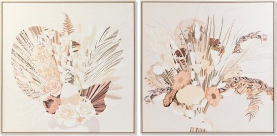 DKD Home Decor Obraz DKD Home Decor (100 x 4 x 100 cm) (2 Sztuk)