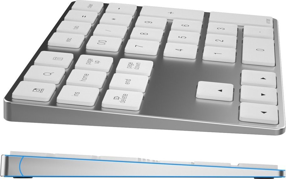 Klawiatura HDWR Aluminiowa bezprzewodowa klawiatura numeryczna typerCLAW BN100