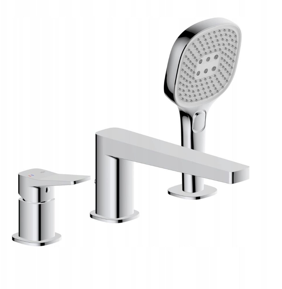 4525-210-00 / KFA / MALAGA / BATERIA WANNOWA , 3-OTWOROWA , STOJĄCA, CHROM /