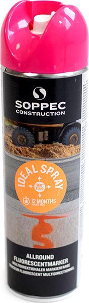 Soppec Farba znakująca Soppec IDEAL SPRAY 360 różowy