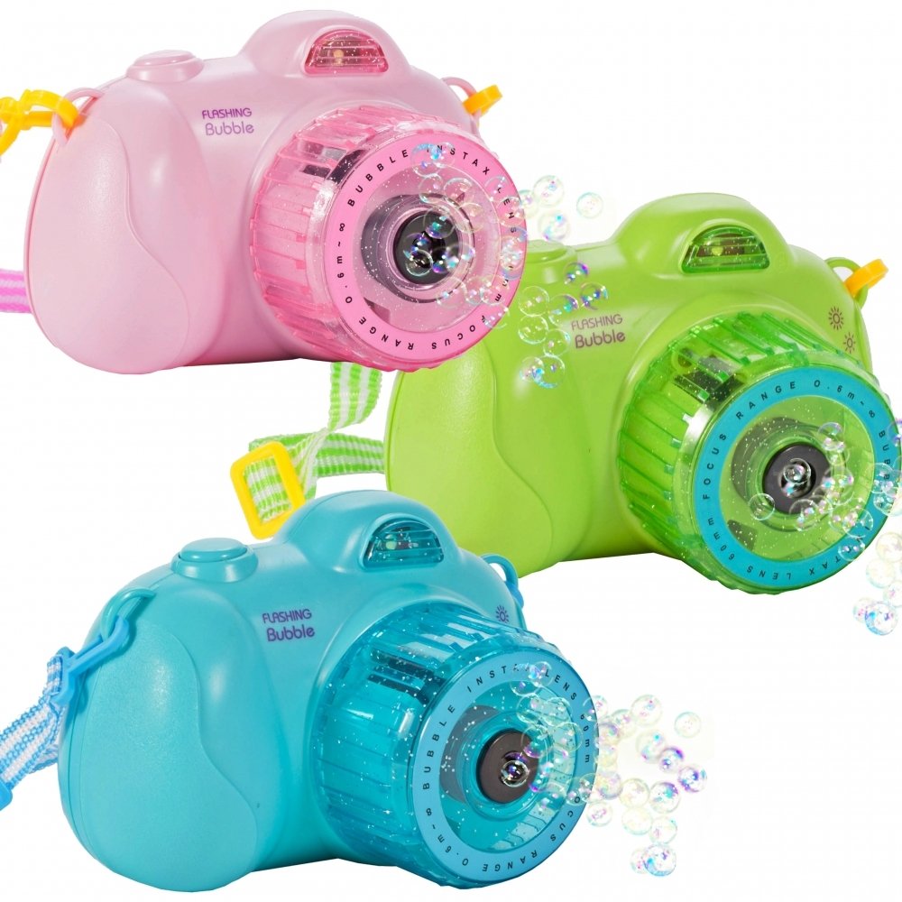 Maszynka do robienia baniek mydlanych + Płyn - 3 kolory