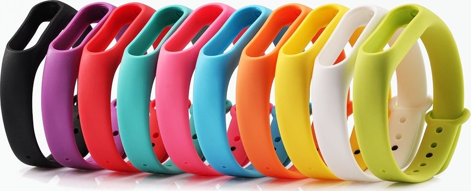Xiaomi Kolorowa opaska Mi Band 3 i Mi Band 4 - pomarańczowy