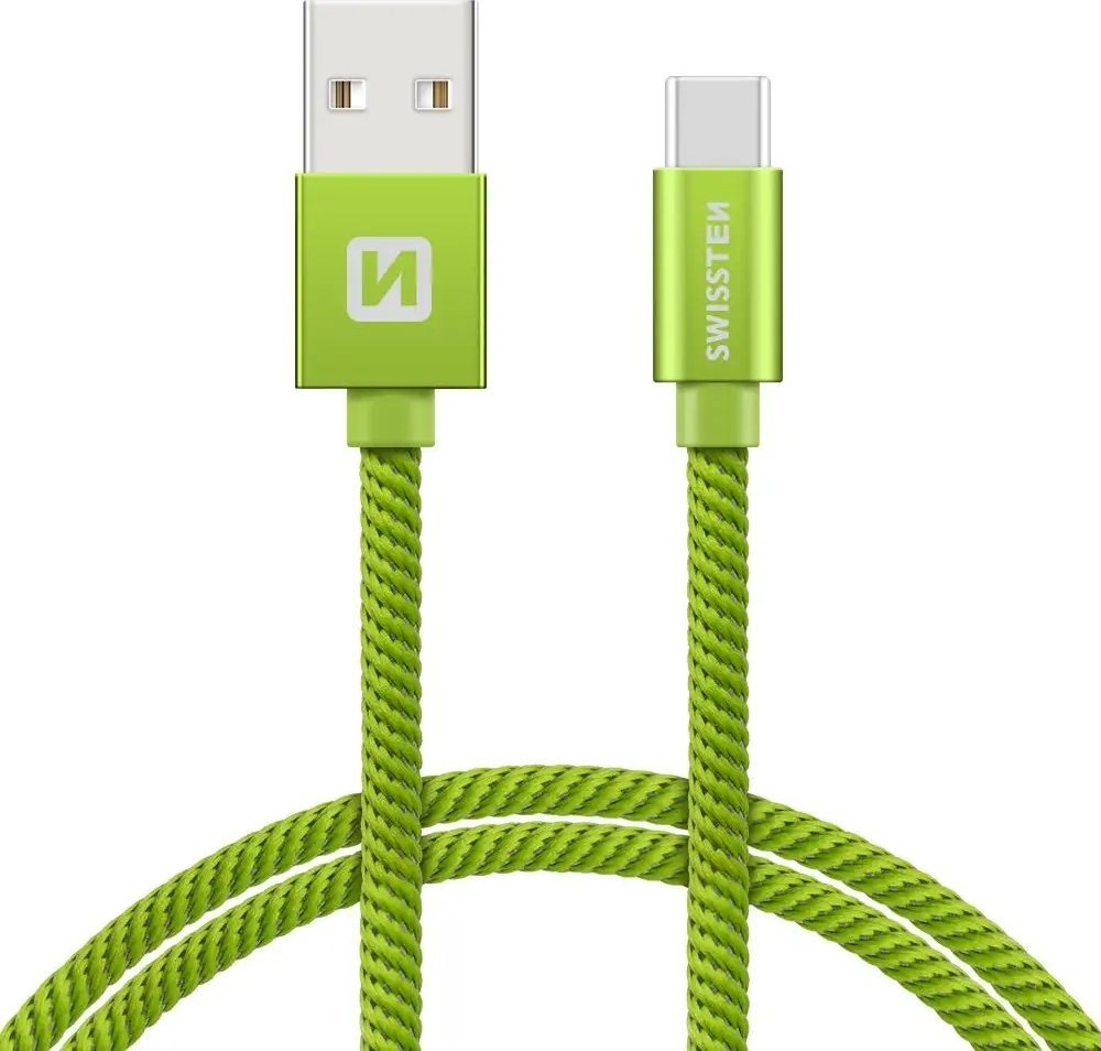 Kabel USB Swissten USB-A - micro-B 1.2 m Czerwony (71521207)