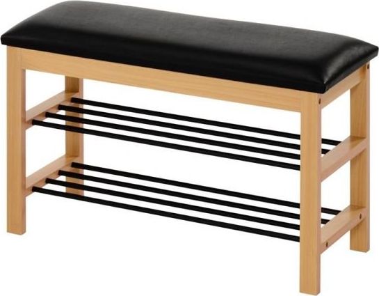 Halmar Stojak na buty ST-11 czarny/naturalny