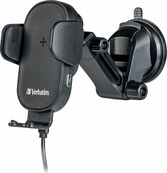 Verbatim Do samochodu, z ładowarką indukcyjną, technologi Qi, czarna